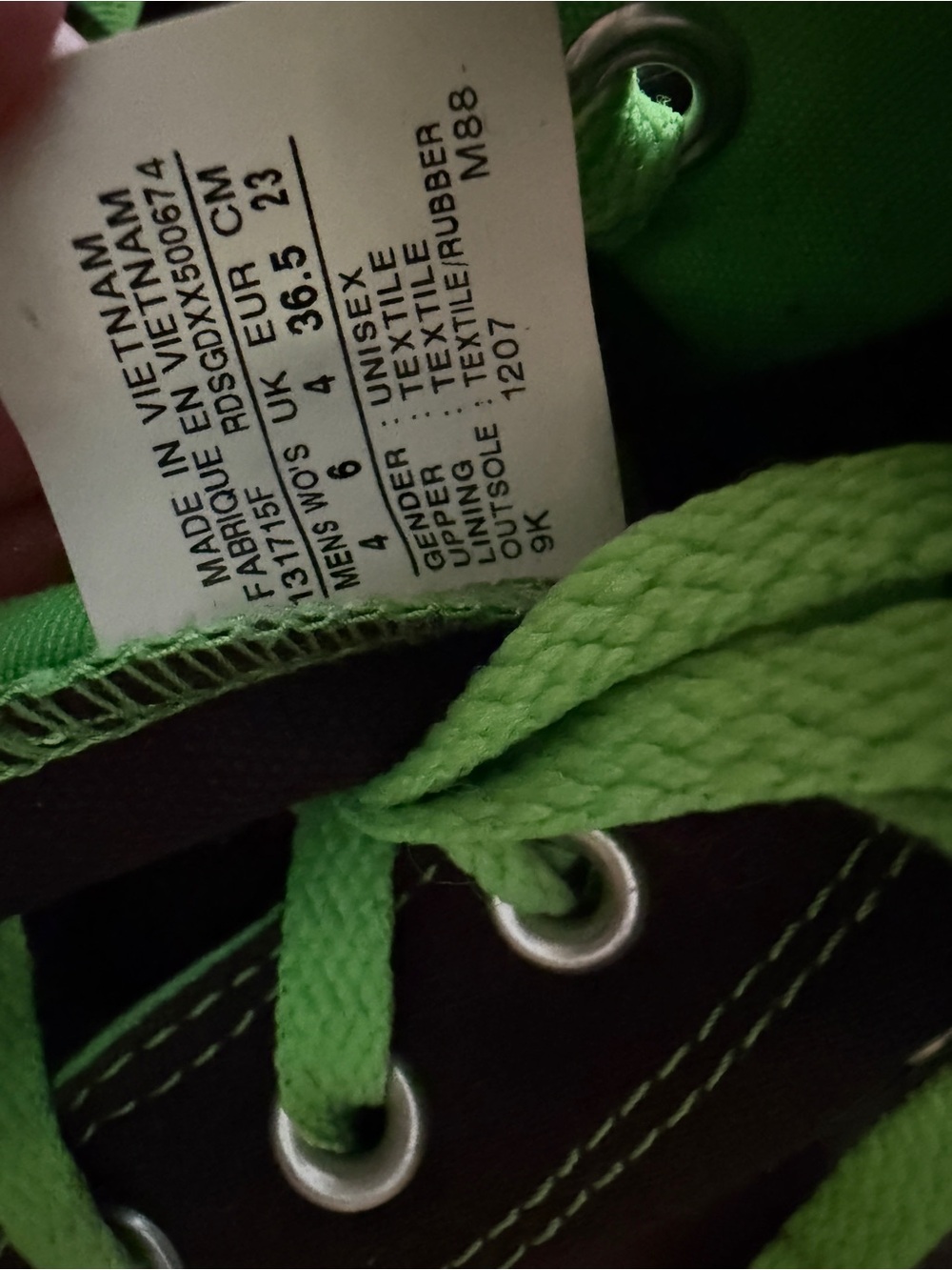 Vintage limited edition 2007 Converse women’s High-Top Sneakers - Picture 6 of 6